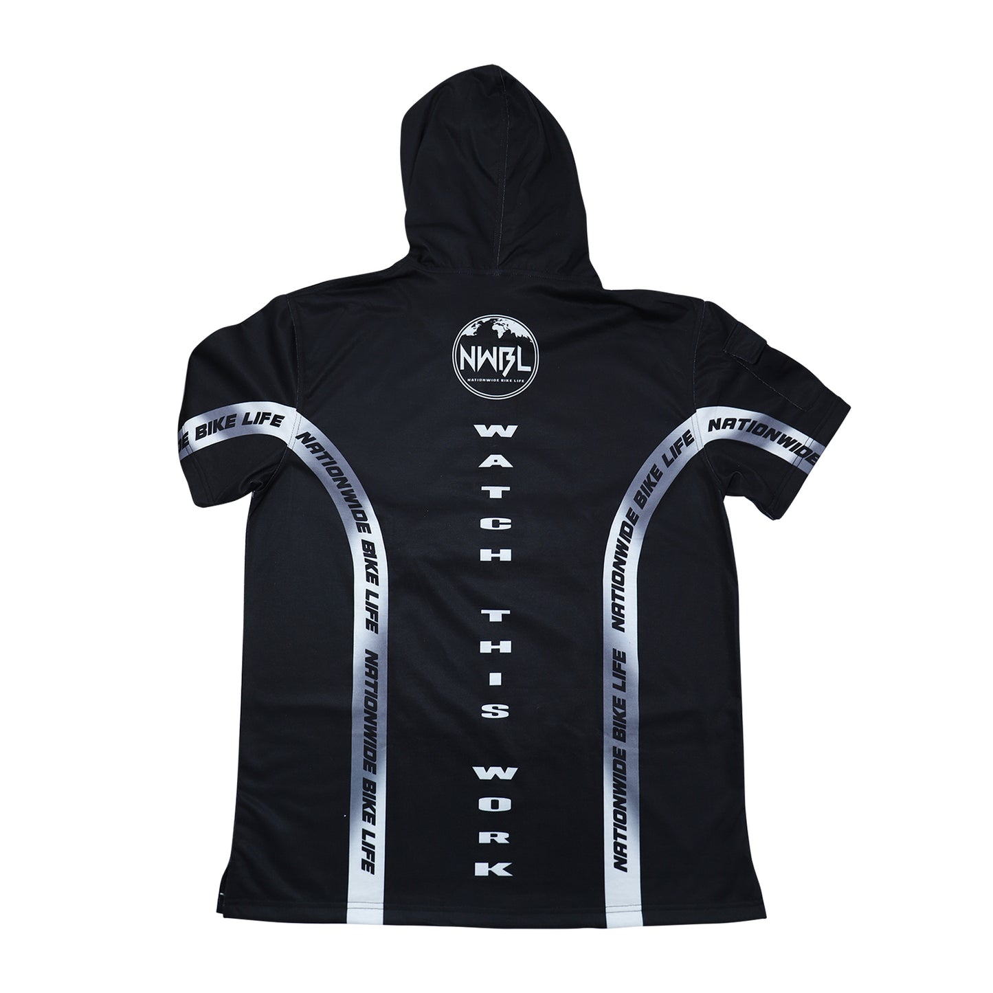 "Watch This Work" Short Sleeved Hoodie